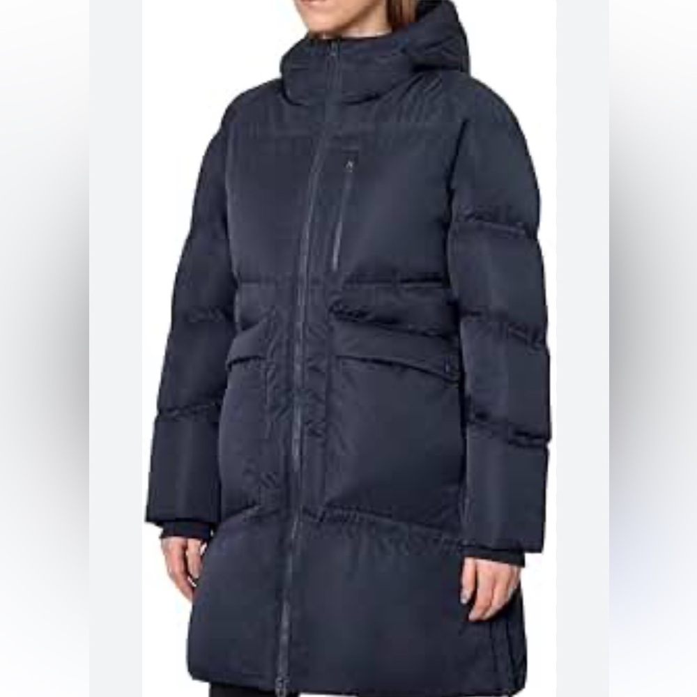 Women's Navy Puffer Jacket